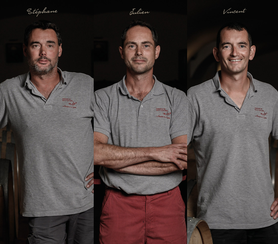 Stéphane, Vincent et Julien